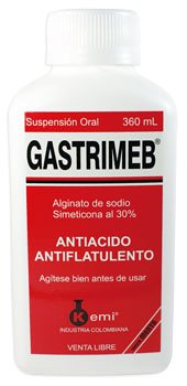 gastritis antiacido antiflatulento antireflujo alginato de sodio simeticona 360 ml